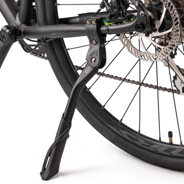 Bike Kickstand Adjustable Aluminium Alloy Bicycle Kickstand Bike Side Kickstand Fit for 22" 24" 26" 28" Mountain Bike Road Bike/BMX/MTB (Black for 22-24-26-27-28 inch bike)